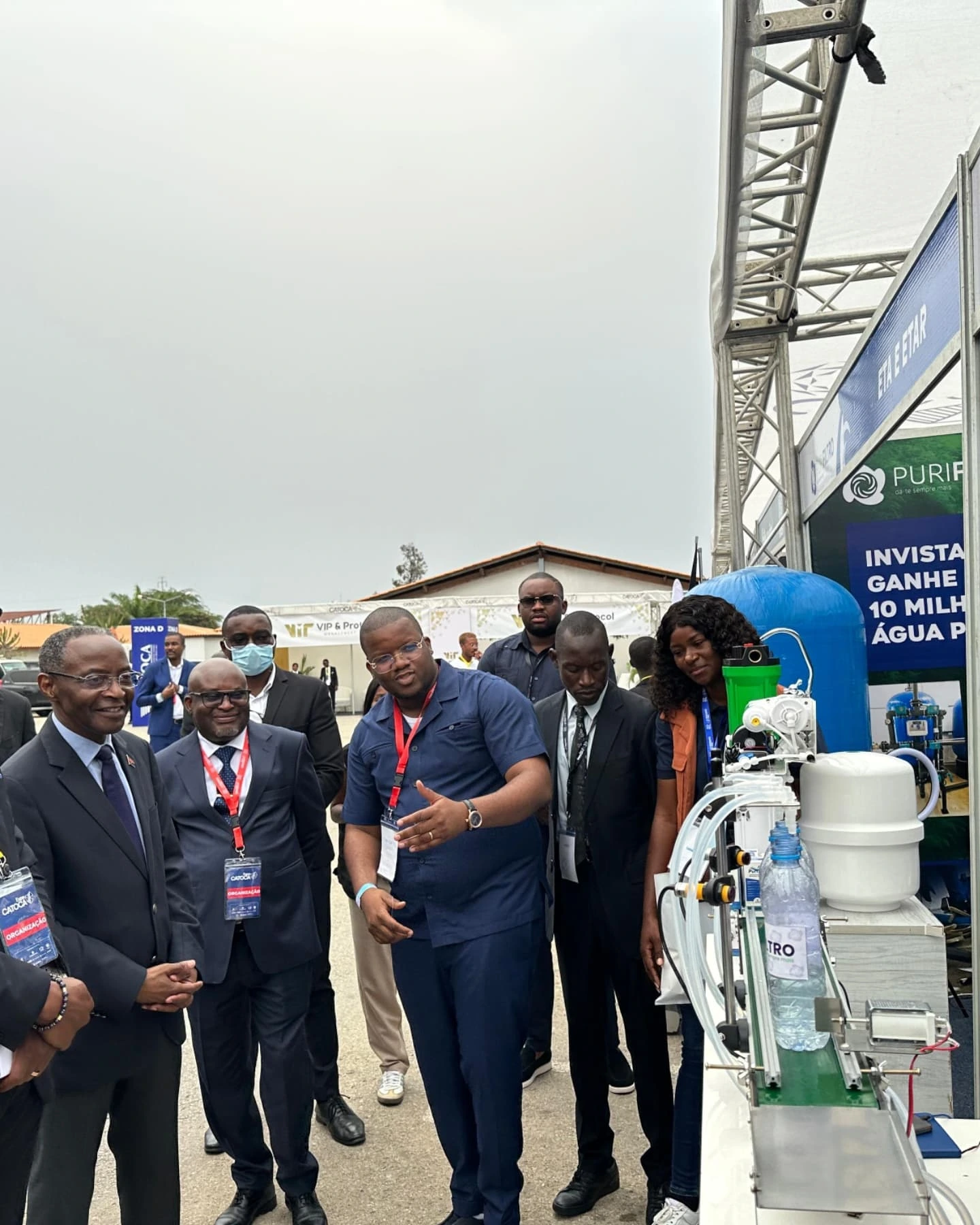 Visita ao stand da Purifiltro Visita ao stand da Purifiltro